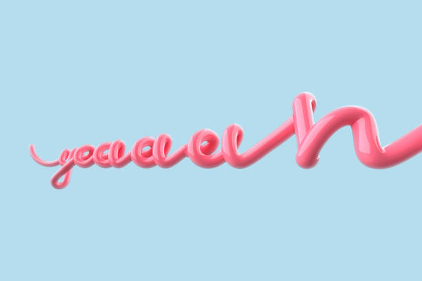 istock 3d calligraphy word 