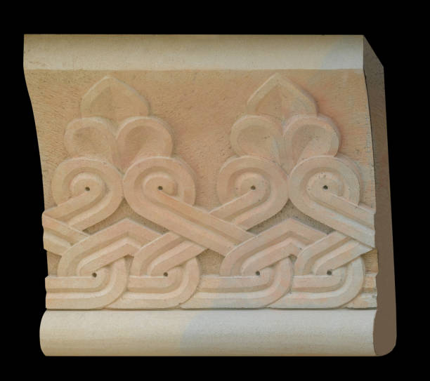 istock gypsum stucco, plaster ornaments and patterns, wall texture 1170976344