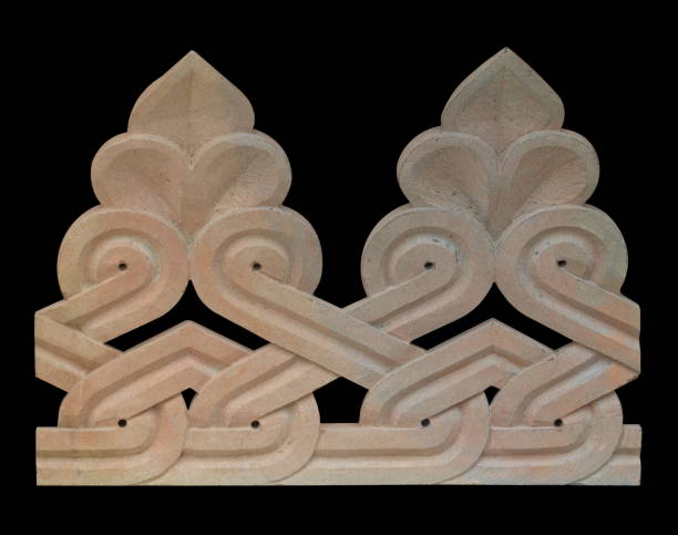 istock gypsum stucco, plaster ornaments and patterns, wall texture 1170977313