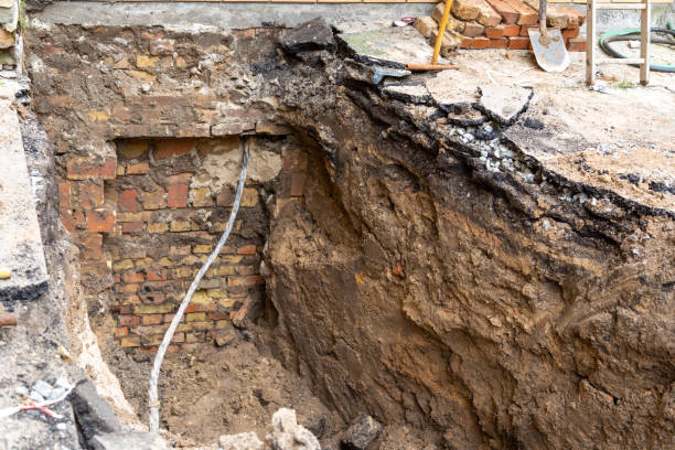 istock Laying new communications. Repair work in the courtyard. 1170978053