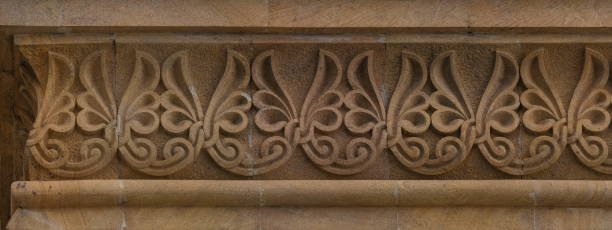 gypsum stucco, plaster ornaments and patterns, wall texture