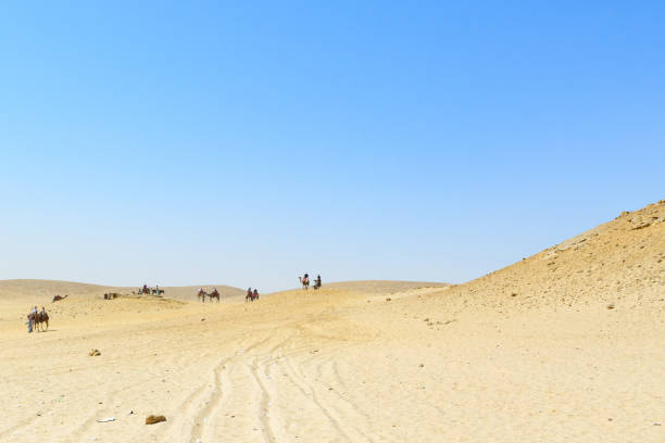 istock The Egyptian desert under a blue sky 1170982443