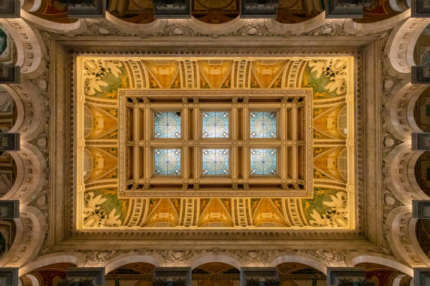 istock Ceiling of Library of Congress 1170985685