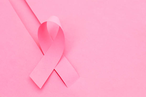 istock Pink breast cancer awareness ribbon 1170985789