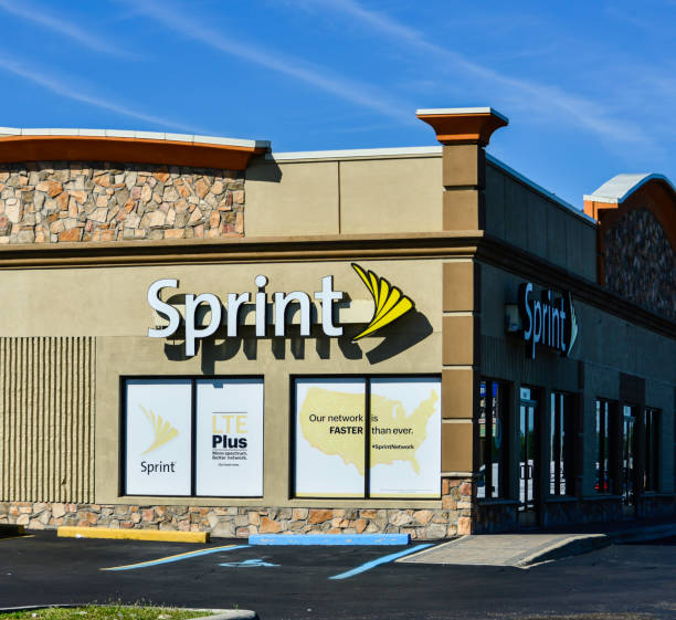 Sprint Cellular Store A Sprint store in Sterling Heights, Michigan Sprint Nextel is a telecommunications provider with 2011 revenues of over $33 Billion. sprint nextel stock pictures, royalty-free photos & images