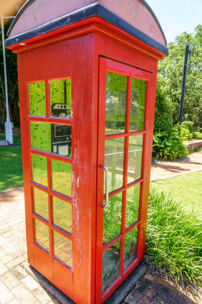istock Old Australian red telephone box 1170988638