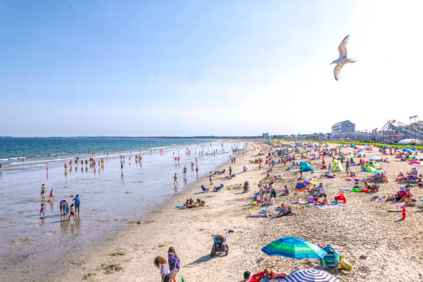 istock Day at the Beach - Old Orchard Beach - Maine 1170988963