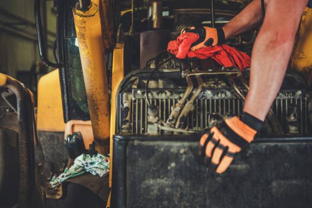 istock Dozer Repair by Mechanic 1170990238