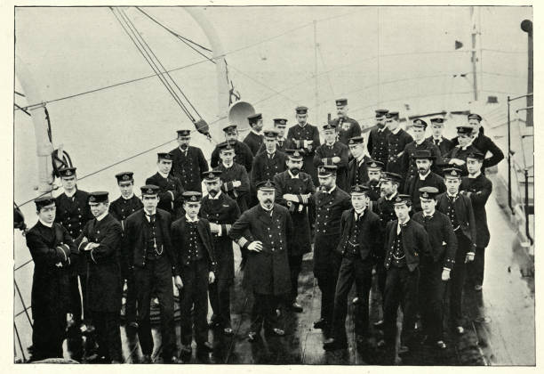 istock Royal Navy captain and officer HMS Blake, 19th Century 1170991209