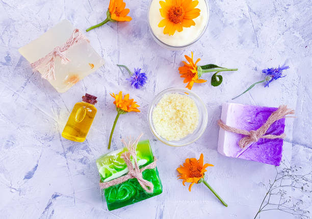 istock cosmetic cream calendula flower 1170994263