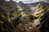 One of the most beautiful highways in the world. Transfagarasan, Romania