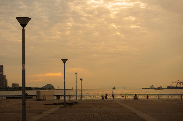 istock Osaka Port Diamond Point at dusk 1171019526