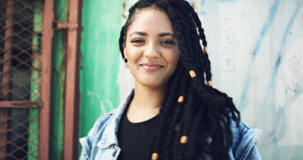 Shot of an attractive young woman in an urban setting
