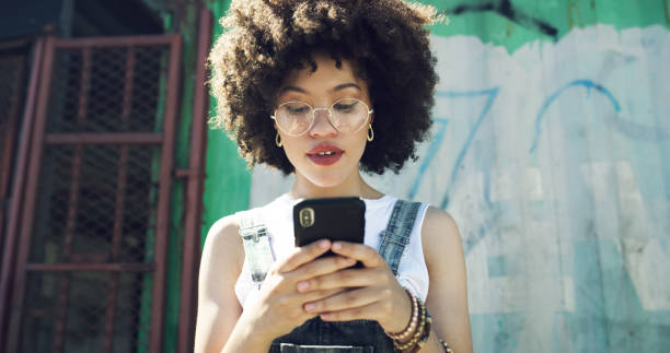 istock Taking her social network to the streets 1171023865