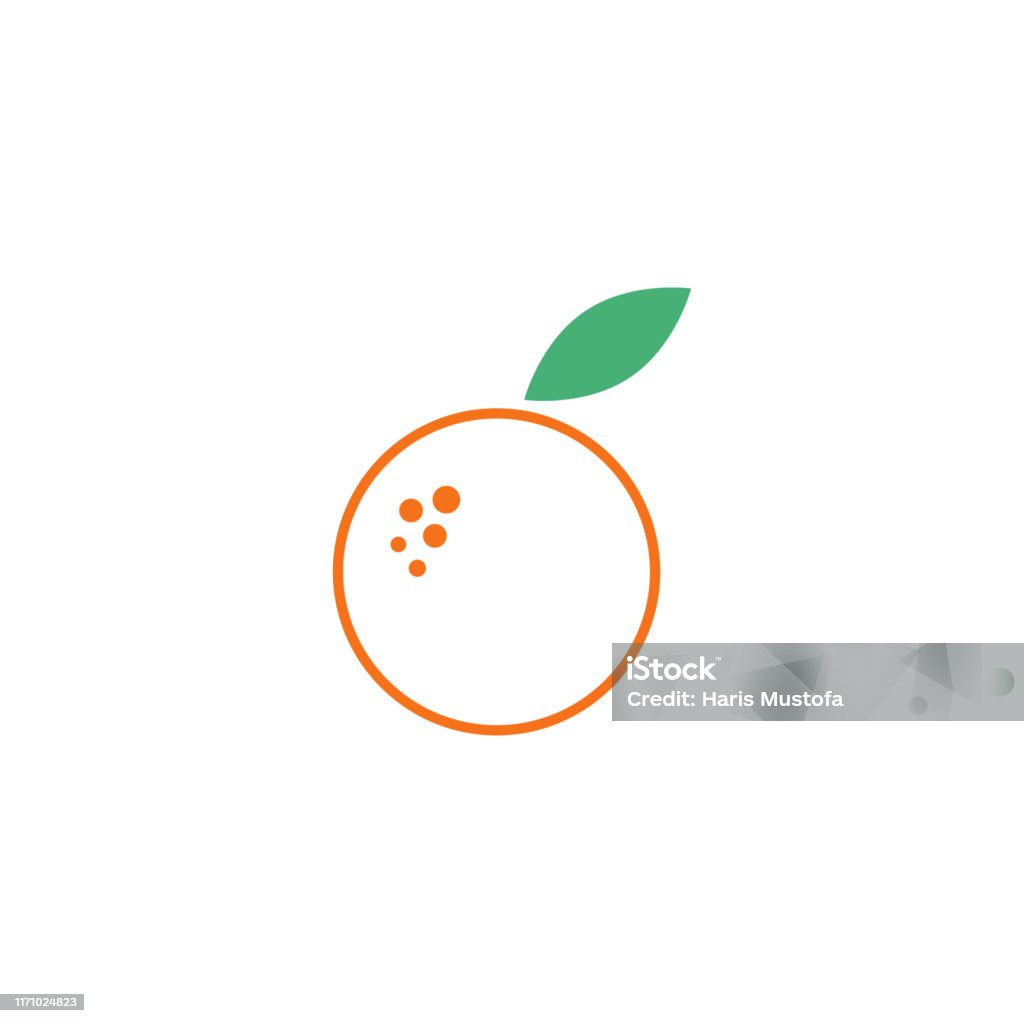 Orange Graphi Orange Fruit Graphic Design Template Vector Isolated Stock Illustration ...