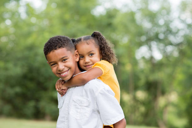 istock Big brother and his little sister. 1171027365