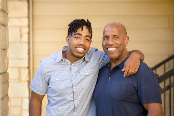 istock African American father and his son. 1171028014