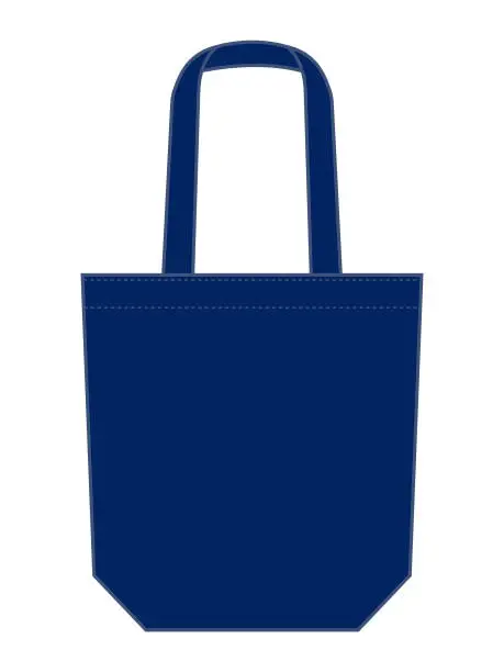 Vector illustration of Tote Bag Vector for Template