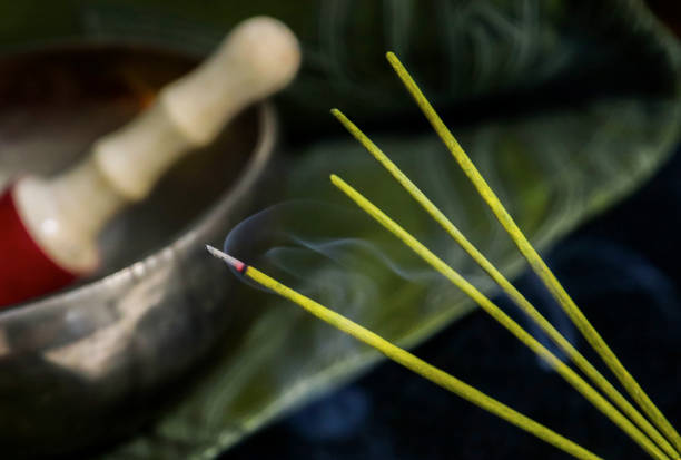 istock Lighting of the incense sticks 1171043397