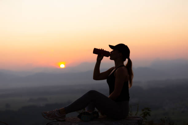 istock Sports woman watching sunset 1171052485