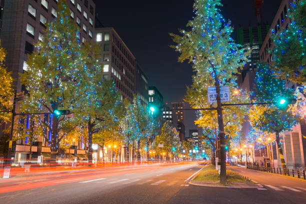istock Illumination around Yodoyabashi in winter 1171057957