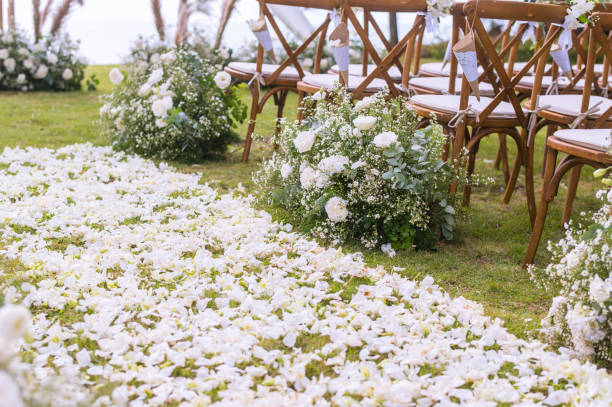 istock Wedding ceremony. Arch, decorated with flowers. 1171058933