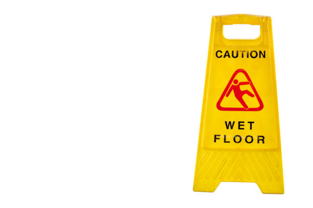 istock Beware of wet floors isolate on white,clipping path. 1171059396