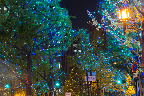istock Illumination around Yodoyabashi in winter 1171063346