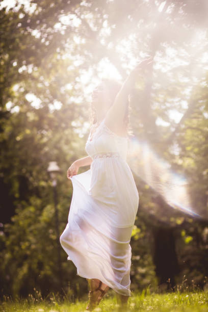istock Be happy in nature. 1171074001