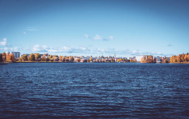 Autumn view from Kajaani, Finland.