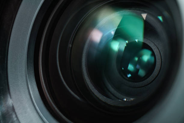 istock Close up dust and peel on a camera lens  background. Macro view. 1171077674