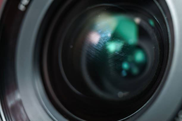 istock Close up dust and peel on a camera lens  background. Macro view. 1171077714