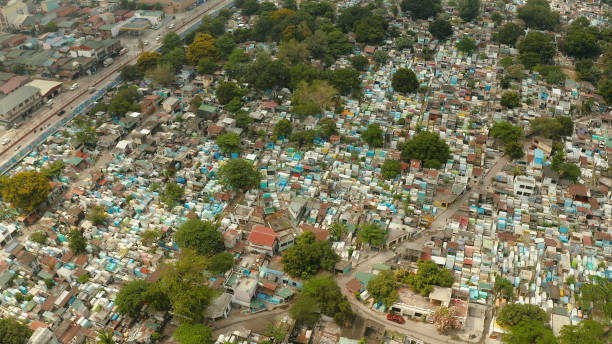 istock Manila North Cemetery aerial view 1171079745