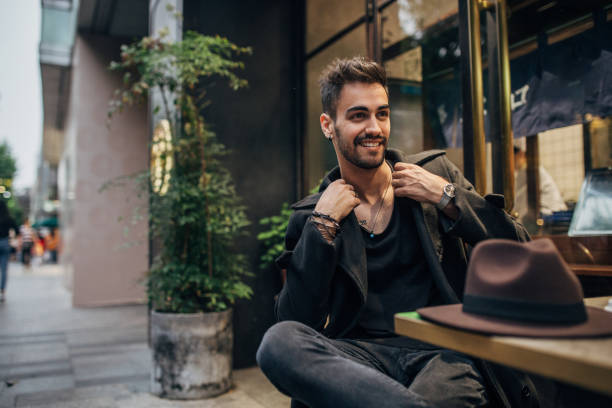 istock Man in the coffee shop 1171084476
