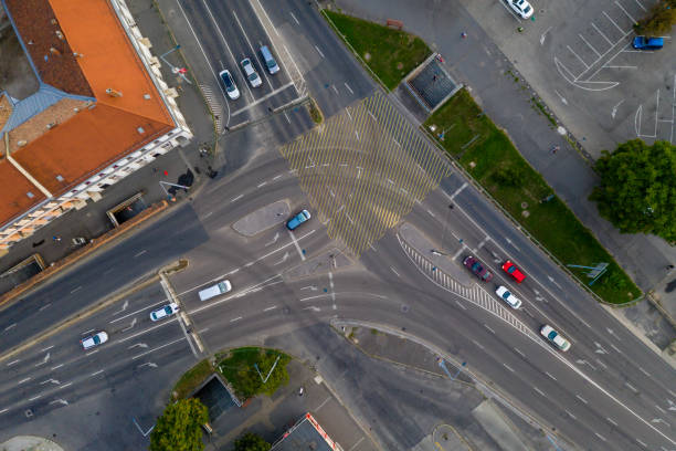 istock Flying over city area 1171088374