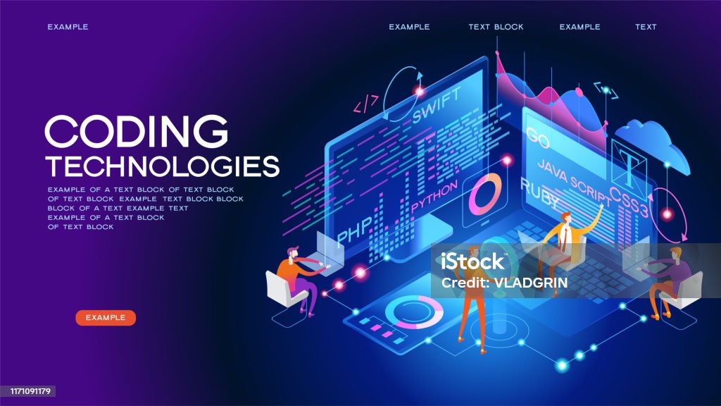Programming Web Banner Stock Illustration - Download Image Now ...