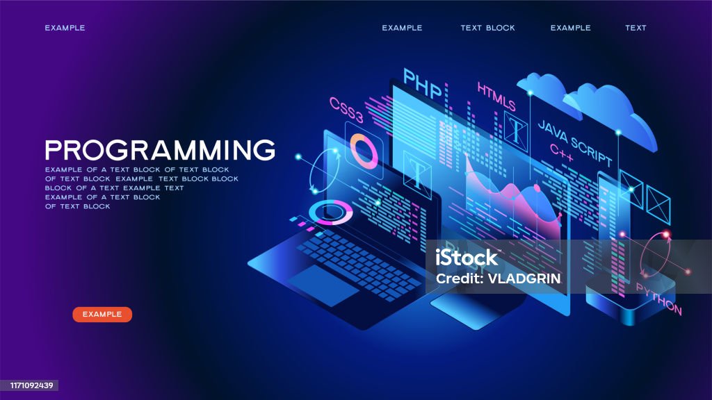 Programming Web Banner Stock Illustration - Download Image Now ...