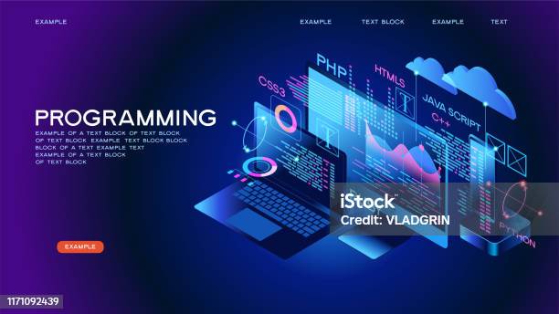 Programming Web Banner Stock Illustration - Download Image Now ...