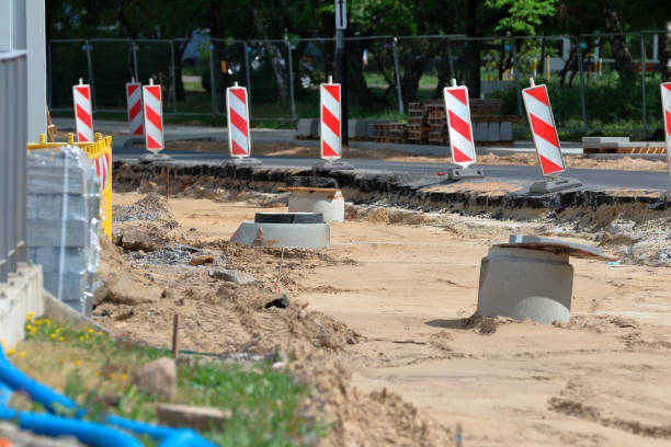 istock Road construction in the city 1171092485