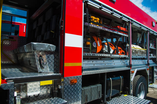 istock Rescue fire truck equipment 1171093433