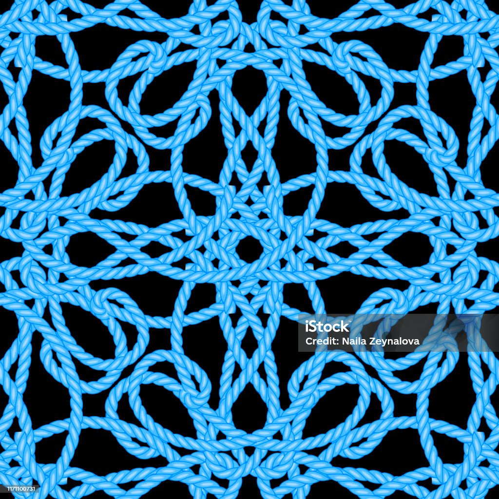 Twisted Ropes Vector Seamless Pattern Colorful Intricacy Stringes ...
