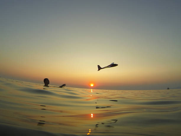 istock Flying above the sea 1171101862