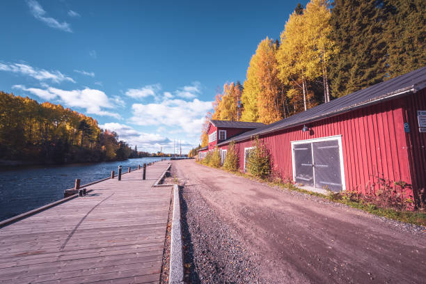Autumn view from Kajaani, Finland.