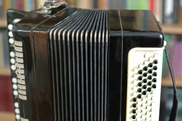 istock Old accordion close up. Antique 1171111330