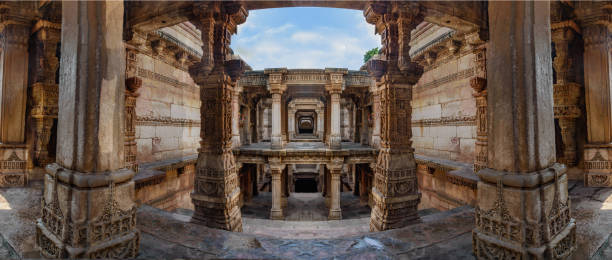 istock Adalaj a unique step well in India 1171114097