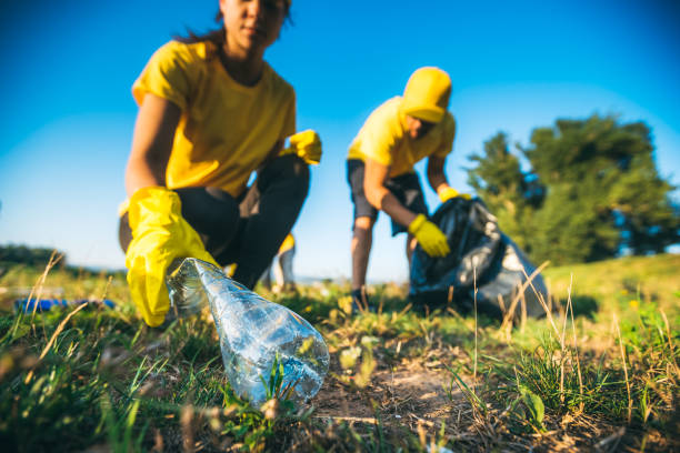 istock People cleaning up garbage in nature 1171119843