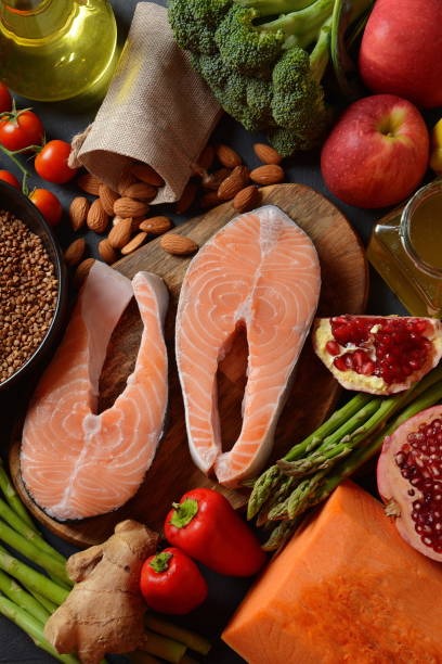 istock Selection of healthy productss. 1171129488