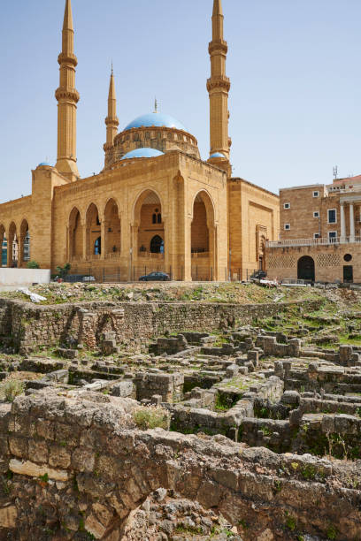 istock Roman Ruins and Mosque in Beirut 1171134730