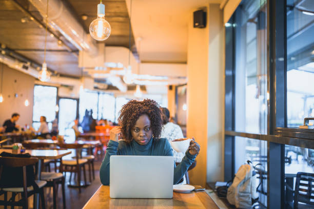 istock Young African female student on a coffee break 1171140261