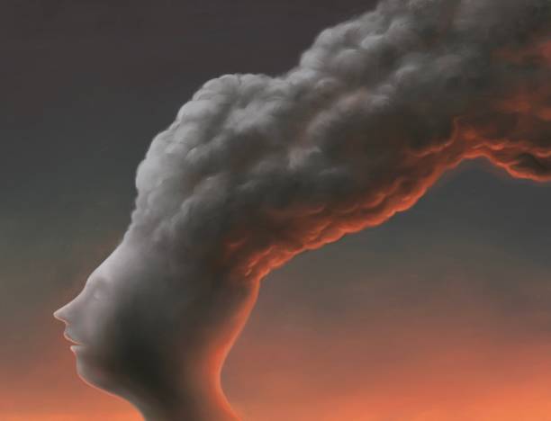 istock Sadness, Depression, Bipolar Disorder, loneliness ,Concept painting illustration 1171143552